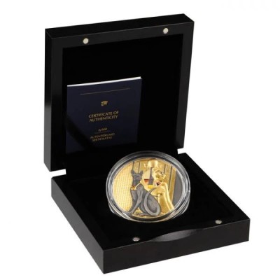 Sekhmet - Lionheaded Godess - 2 Oz - stříbrná investiční mince (dodání 18.3)