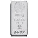 Nadir Metal Rafineri - 1 KG - stříbrný investiční slitek