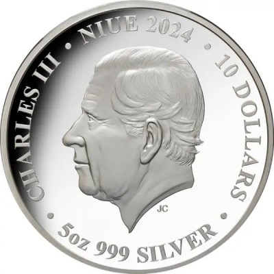 Criaturas de las profundidades - 5 Oz - Moneda de plata de colección