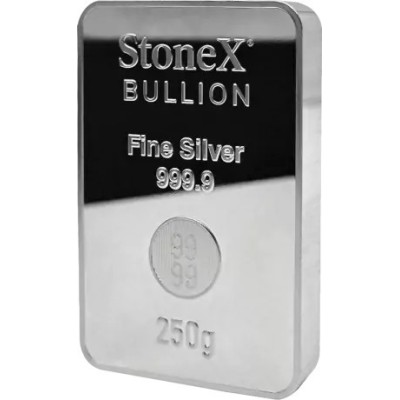 StoneX Coinbar - 250 g - Lingote de moneda de plata