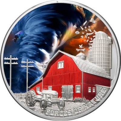Tornado - 2 Oz - Silver Collector Coin