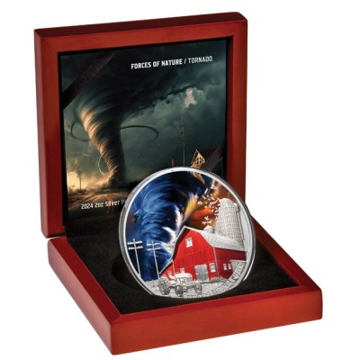 Tornado - 2 Oz - Silver Collector Coin