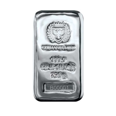 Germania Mint - 250g - lingotto d'argento da investimento