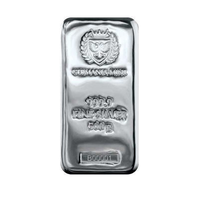 Germania Mint - 500g - lingotto d'argento da investimento