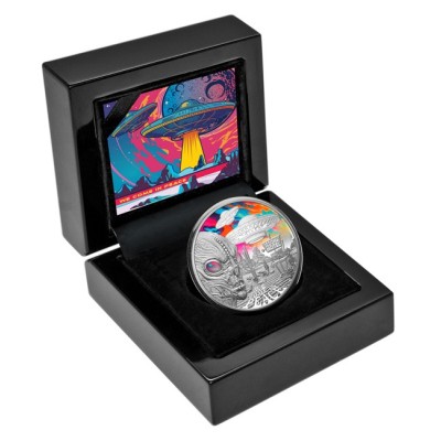 Alien Encounters - 1 oz - Pièce de collection en argent