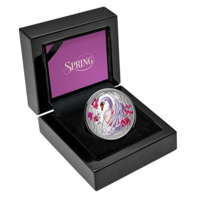 Cygne - 1 Oz - Pièce de collection en argent