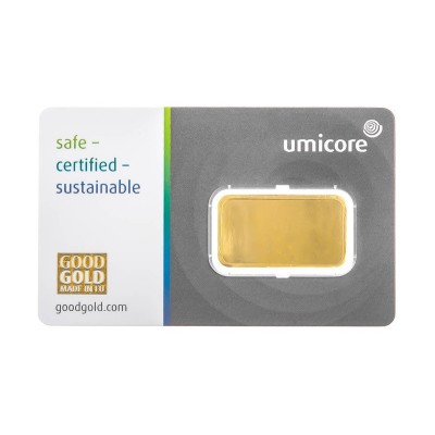 Umicore - 20g - lingote de oro de inversión