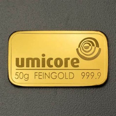 Umicore - 50g - lingotto d'oro da investimento