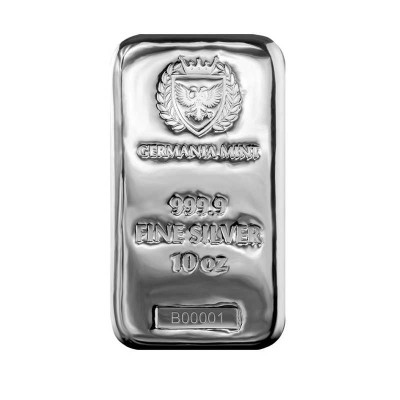 Germania Mint - 10 Oz - lingotto d'argento da investimento