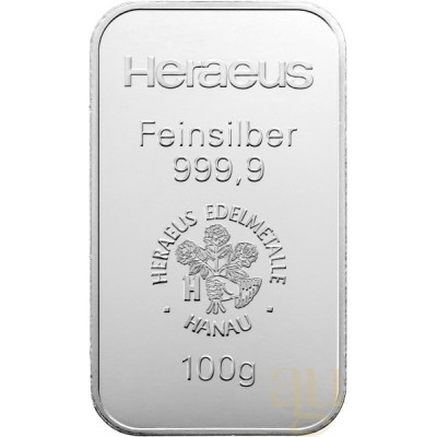 Argor-Heraeus 100 g - Lingots d'argent d'investissement  (livraison à partir du 30.6.)