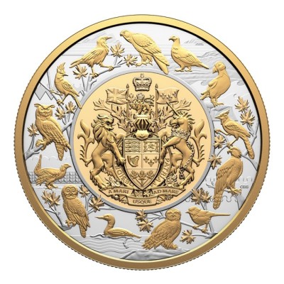 Paesaggio Araldico - Moneta d'argento da collezione da 5 Oz.