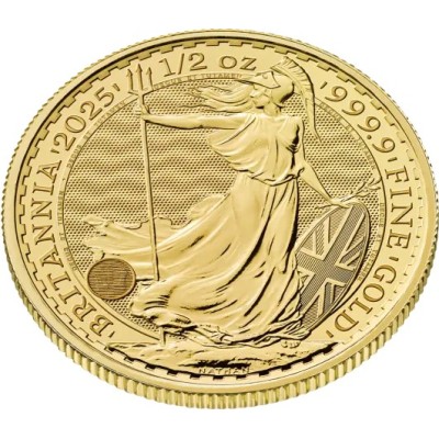 Britannia 2025 - 1/2 Oz - Moneda de Oro