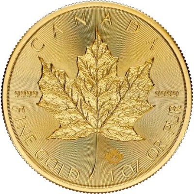 Foglia d'acero (2025) - Moneta d'oro da 1 Oz.