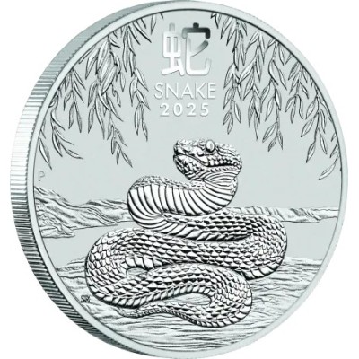 Serpiente Lunar (2025) - 1 Oz - Moneda de Plata de Inversión