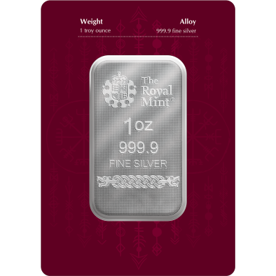 Dieux Nordiques - Odin - 1 Oz - Lingot d'argent d'investissement