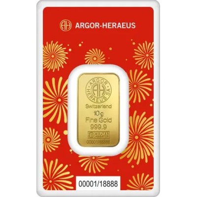 Argor Heraeus - Année du serpent (2025) - 10 g Lingot d'or
