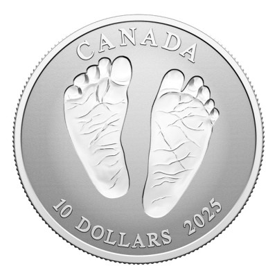 "Willkommen in der Welt" 2025 - 1/2 oz - Silber Geschenkmünze