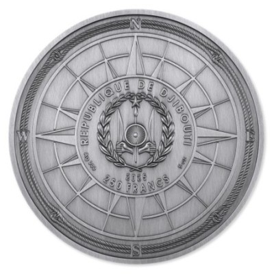 Marco Polo - 5 Oz - moneda de colección puzzle de plata dorada