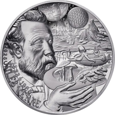 Jules Verne - 1 oz - Silber Sammlermünze
