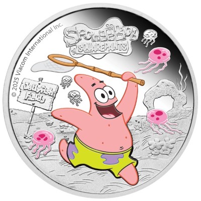 Patrick Star - 1 oz - Silber Sammlermünze