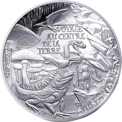 Jules Verne - 88,8g - serie de monedas de colección proof