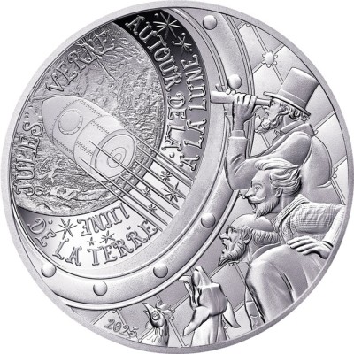 Jules Verne - 88,8g - serie de monedas de colección proof