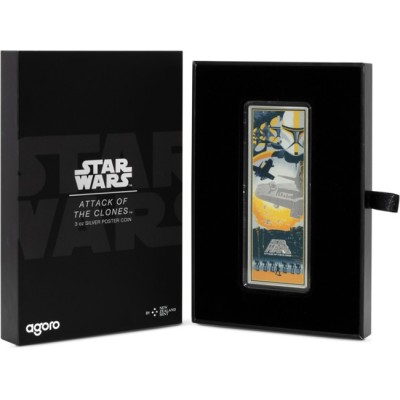 Star Wars: Attack of the Clones - 3 Oz - Silver Collector Coin