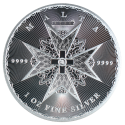Malteserkreuz (2025) - 1 oz - Silberanlagemünze