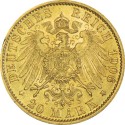 German Empire 20 Mark - 7,96 g - gold investment coin