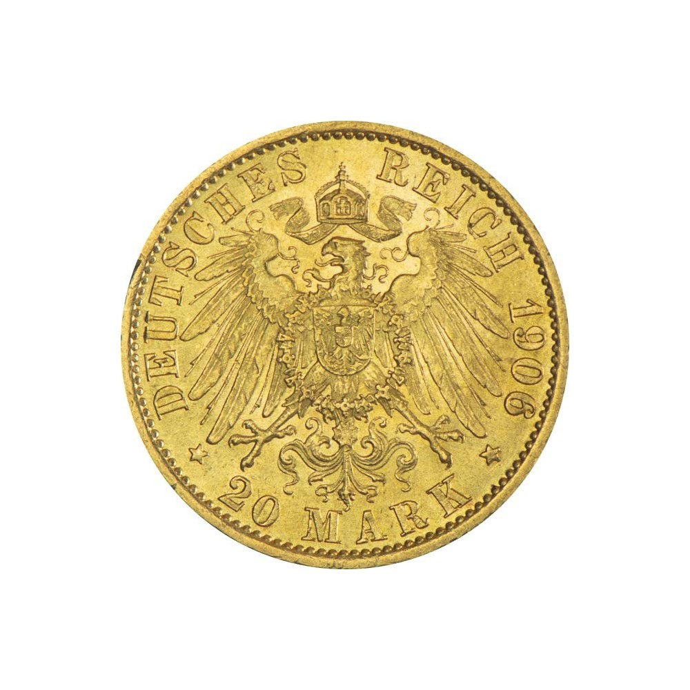 Deutsches Reich 20 Mark - 7,96 g - Goldanlagemünze