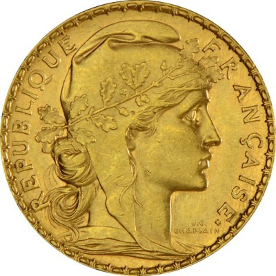 20 Francos - 6,45 g - moneda de oro de inversión
