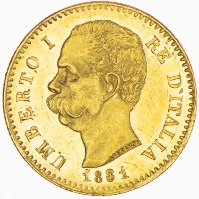 La pièce de 20 Lires - 6,45 g - pièce d'investissement en or
