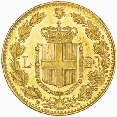 Italia 20 Lire - 6,45 g - moneta d'oro da investimento