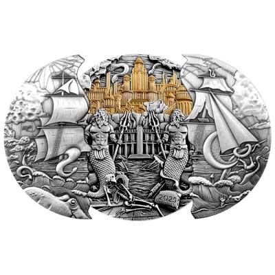 Atlantis - 5 Oz - Moneda de Plata de Colección (dodání 30.6.2025)