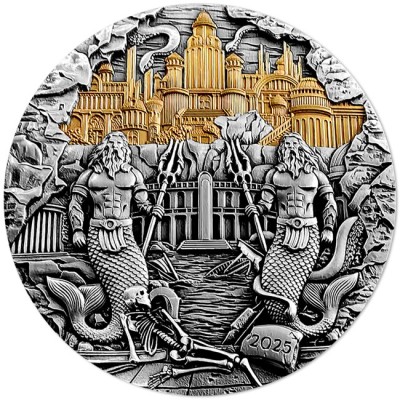 Atlantis - 5 Oz - Moneda de Plata de Colección (dodání 30.6.2025)