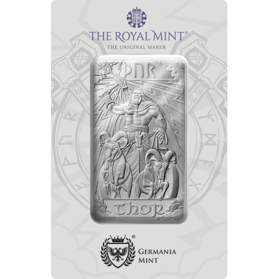 Nordische Götter - Thor - 10 oz - Silber-Anlagebarren