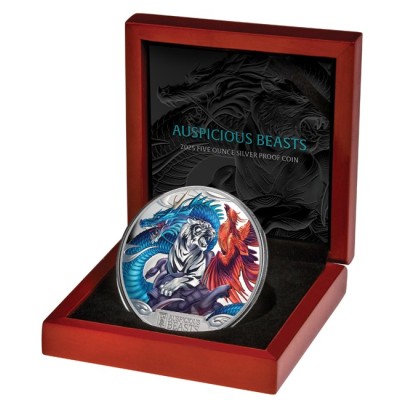 Bestie Auspicanti - Moneta d'argento da collezione da 5 Oz.