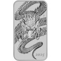 Dragón Rectangular (2025) - 1 Oz - Moneda de Plata de Inversión