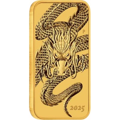 Drache Rechteckig (2025) - 1 oz - Goldmünze