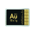 Gold Combibarren Valcambi 10x1 g - Goldanlagebarren