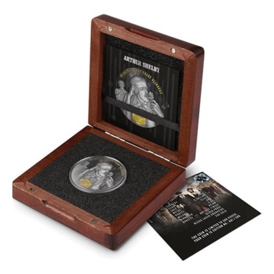 Peaky Blinders - Arthur Shelby - Moneta da collezione d'argento da 2 Oz.