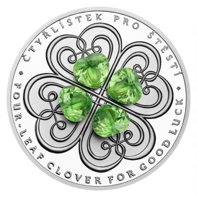Vierblättriges Kleeblatt (2025) - 1 oz - Silber Sammlermünze (Lieferung 10.7.2025)