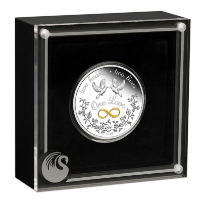 "One Love" 2025 - 1 Oz - moneta regalo d'argento