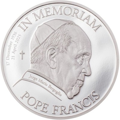 Papa Francisco - Moneda de plata de colección de 1 Oz