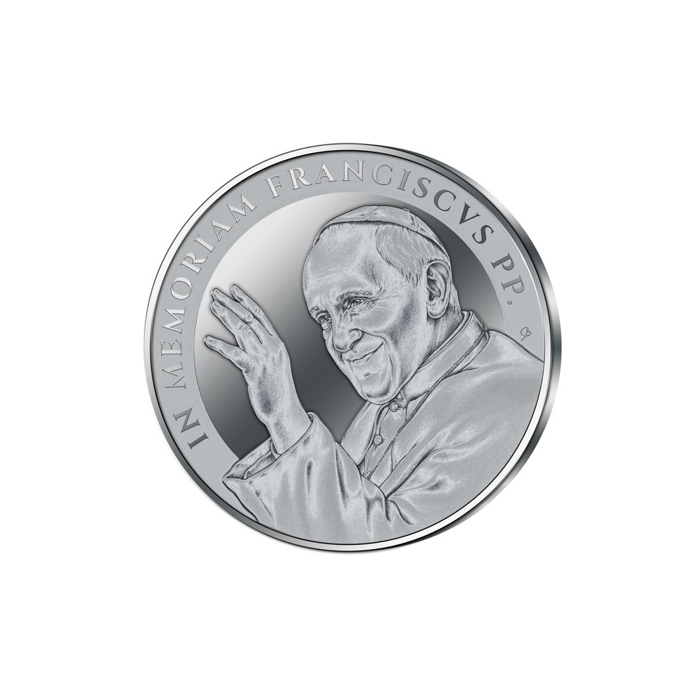 In memoriam - Papst Franziskus - 1 Oz - Silber Sammlermünze