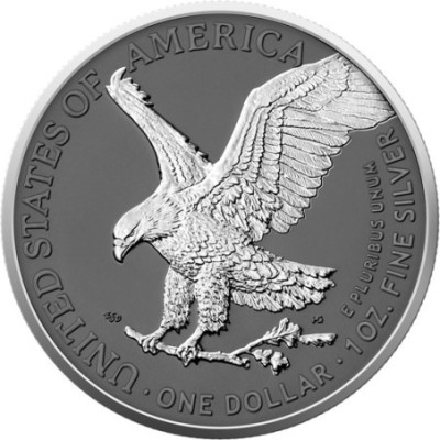 American Eagle, Anillo de Plata - 1 Oz - Moneda de Plata de Colección