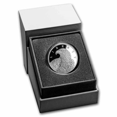 Liberty United Crypto States (2023) - Moneta da collezione di prova d'argento da 1 Oz