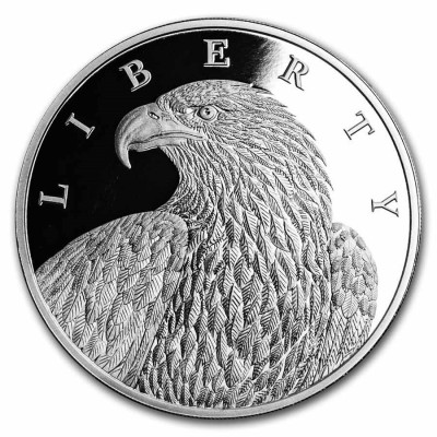 Liberty United Crypto States (2023) - Moneta da collezione di prova d'argento da 1 Oz