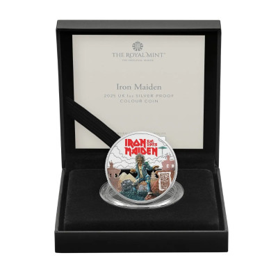 Iron Maiden - R.I.P Eddie - 1 oz - Silber Sammlermünze (Lieferung 28.8.2025)