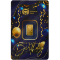 Happy Birthday - 1 g - Goldanlagebarren
